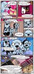 101_dalmatian_street 101_dalmatians absurd_res black_spots canid canine canis clarissa_(101_dalmatians) comic dalmatian delilah_(101_dalmatians) dialogue disney dolly_(101_dalmatians) domestic_cat domestic_dog doug_(101_dalmatians) dylan_(101_dalmatians) english_text felid feline felis female feral fur group hansel_(101_dalmatians) herding_dog hi_res husky male mammal mastiff mentioned_character molosser nordic_sled_dog offscreen_character pastoral_dog pomeranian redundantmodule rottweiler roxy_(101_dalmatians) snowball_(101_dalmatian_street) speech_bubble spitz spots text trio welsh_corgi white_body white_fur