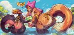 anthro anus areola big_anus big_areola big_breasts big_butt big_nipples bikini breasts butt canid canine clothing coif disney duo elias_(roroboros) female fox hi_res huge_anus huge_areola huge_breasts huge_butt huge_hips huge_nipples huge_thighs kobold lari.ros maid_marian mammal nipple_piercing nipples partially_submerged piercing puffy_anus puffy_areola puffy_nipples robin_hood_(disney) scalie small_breasts swimwear thick_thighs two-piece_swimsuit water wide_hips
