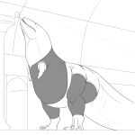 1:1 2026 barefoot belly big_belly claws cleaning_tool clothed clothed_feral clothing dartht15 dinosaur feather_duster feather_duster_in_mouth feet female feral hi_res huge_belly inside legwear maid_uniform mostly_nude mouth_hold obese obese_female obese_feral overweight overweight_female overweight_feral paws prehistoric_species reptile saurischian scalie sharp_teeth solo squish standing tail teeth theropod thick_neck thick_tail thick_thighs thigh_highs thigh_squish tight_clothing toes topwear tyrannosaurid tyrannosauroid tyrannosaurus tyrannosaurus_rex uniform wide_hips working