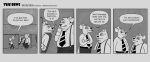 2026 accessory anthro barnem belly biped bottomwear clothing comic dialogue duo english_text group hi_res humanoid_hands male mammal monochrome murid murine necktie overweight overweight_male pants rat rodent shirt sitting standing suspenders text topwear walking