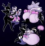 anal anal_impregnation anal_penetration animal_humanoid anus bell big_breasts big_butt big_penis bodily_fluids bottomless bottomless_female breasts butt butt_slap cat_humanoid cleavage_cutout clothed clothing cum cum_from_mouth cum_in_ass cum_in_mouth cum_inflation cum_inside cum_through cum_vomit cumflated_belly cutout deltarune digital_media_(artwork) duo eyebrows felid felid_humanoid feline feline_humanoid feline_tail female genital_fluids genitals ghost ghost_tail gloves gradient_background hair handwear heart_symbol hi_res huge_butt huge_penis humanoid impregnation inflation irritable_ghost_(deltarune) jingle_bell long_hair male male/female mammal mammal_humanoid mew_mew_(undertale) multiple_images nonbinary_(lore) ovum ovum_with_heart penetration penis pincoosh questionable_consent restrained_arms ribbed_penis roaring_knight sequence signature simple_background slap sound_effects spanking sperm_cell spirit tapering_penis thick_eyebrows touching_face trans_(lore) trans_woman_(lore) undertale_(series) vowelless vowelless_sound_effect