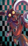  animatronic burdenedwithglorious canine digital_media_(artwork) eye_patch eyewear five_nights_at_freddy&#039;s fox foxy_(fnaf) glowing glowing_eyes hi_res hook machine mammal robot simple_background video_games 