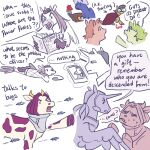 1:1 2023 2026 2_horns alternate_species angry apple avian back_wings beak black_text blue_body blue_fur bodily_fluids bovid bovine cattle clothed clothed_feral clothing collar comic_book curved_horn daring_do_(mlp) dialogue dorsal_fin duo eating english_text enrico_pucci equid equine european_mythology feathered_wings feathers feral fin fishnet_clothing fishnet_shirt fishnet_topwear food friendship_is_magic fruit fur furrification gesture greek_mythology green_body green_fur green_mane grey_collar grey_mane group hand_gesture handwritten_text hasbro hat headgear headwear hi_res hippogriff holding_apple holding_food holding_fruit holding_object hooves horn jojo's_bizarre_adventure lying male male_feral mammal mane multicolored_body multicolored_fur multiple_images my_little_pony mythological_avian mythological_creature mythological_equine mythology narciso_anasui narrowed_eyes on_front open_beak open_mouth photo pink_body pink_fur pink_mane pink_tongue plant pointing ponification purple_body purple_fin purple_fur purple_hooves purple_mane quadruped regularcitrus rikiel_(jjba) seapony_(mlp) shirt short_horn small_horn snout solo speech_bubble spread_wings stone_ocean sweat sweaty_face tail tail_fin talking_to_another teeth telekinesis text tongue topwear trio two_tone_body two_tone_fur unguligrade unicorn unicorn_horn weather_report_(jjba) white_body white_ears white_fur wide_eyed winged_unicorn wings yellow_horn