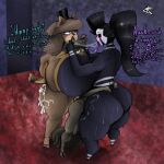 1:1 absurd_res anthro balls bear big_balls big_breasts big_butt bodily_fluids breasts butt cum deer dirty_talk english_text female femboy five_nights_at_freddy's five_nights_at_freddy's_2 freddy_(fnaf) genital_fluids genitals group group_sex hi_res huge_balls huge_breasts kiss_on_cheek kissing long_tongue male male/female mammal marionette_(fnaf) plap puppet scottgames sex signature sound_effects speech_bubble standing standing_sex text threesome tongue trio vaginal yaginoko