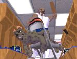 3d_(artwork) angry anthro bald bent_over blue_eyes boxer_briefs brown_body brown_hair butt_slap camo camo_clothing camo_print camo_underwear chair clothing coach digital_media_(artwork) discipline duffel_bag duo eyebrows facial_hair footwear furniture goatee grey_clothing grey_underwear hair hi_res jockington_jockeys knee_highs legwear locker locker_room male male/male markings mature_male mustache orange_eyes paddle pattern_clothing pattern_underwear phil_clayton print_clothing print_underwear punishment reggieigulas shirt slap socks spanking spots spotted_markings t-shirt thick_eyebrows topwear tusks underwear waistband_stripe wedgie white_clothing white_footwear white_shirt white_socks white_t-shirt white_topwear zack_(reggieigulas)