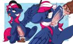 5:3 abdominal_bulge absurd_res ahegao blue_body bodily_fluids cum cum_in_mouth cum_in_vagina cum_inside dildo dildo_sitting equid equine fellatio female genital_fluids hasbro hi_res horse katoda looking_pleasured mammal my_little_pony mythological_creature mythological_equine mythology neck_bulge oral pegasus penetration penile pink_and_white_hair pony riding_dildo scankatze sex sex_toy solo tongue tongue_out wings x-ray_view x-ray_vision