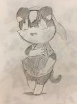  anthro cat child clothing cub dark desperation feline male mammal maysu monochrome nekomew nekomew&#039;s_potty_trouble omorashi pajamas pikewin_games shaking tears teeth trembling urine video_games watersports young 