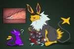  cum digital_media_(artwork) dizzymilky eeveelution espeon female feral group hybrid hybrids jolteon legendary_pok&eacute;mon luxray male mew nintendo paws pok&eacute;mon pok&eacute;mon_(species) pokemons sketch umbreon video_games 