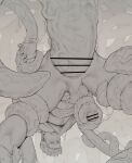2025 ambiguous_feral ambiguous_gender ambiguous_penetrating ambiguous_penetrating_male anal anal_penetration anus backsack balls belly_hair bestiality blurred_background blush blush_lines bodily_fluids body_hair bottomless bottomless_human bottomless_male censor_bar censored censored_genitalia censored_penis clenched_teeth clothed clothing digital_drawing_(artwork) digital_media_(artwork) duo erection eyebrows feral feral_penetrating feral_penetrating_human genitals glans greyscale hair hairy_legs huge_penetration human human_on_feral human_penetrated hyper hyper_penetration ineffective_censorship interspecies liquid male male/ambiguous male_human male_penetrated mammal monochrome navel penetration penis perineum questionable_consent raised_inner_eyebrows restrained restrained_by_tentacles sex shirt short_hair spread_legs spreading stretched_anus sweat sweaty_face taro007 teeth tentacle_around_arm tentacle_around_leg tentacle_around_penis tentacle_around_waist tentacle_creature tentacle_in_ass tentacle_penetration tentacle_sex tentacles topwear unknown_liquid upside_down vein veiny_tentacles
