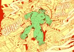 abs anthro armpit_hair arms_tied biceps big_muscles black_nose bodily_fluids body_hair bound drooling engine exhaust eyes_closed fangs flexing furrowed_eyebrows hi_res huge_muscles hyena hyper hyper_muscles machine machine_bondage male mammal mane mezcal_(artist) muscular muscular_anthro muscular_arms muscular_male muscular_thighs navel nipples pecs pubes roaring saliva solo spots sweat teeth tube turret vein