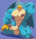 2026 abs anthro arm_tuft avian balls beak bedroom biceps big_muscles big_nipples big_pecs big_wings blonde_highlights blue_body blue_feathers blue_pupils colored countershade_torso countershading dark_glans dark_nipples deltoids digital_media_(artwork) erection eyebrows feathered_wings feathers friendship_is_magic gallus_(mlp) genitals glans glistening glistening_arms glistening_body glistening_genitalia glistening_glans glistening_pecs glistening_penis glistening_thighs grin grinning_at_viewer gryphon hasbro head_tuft hi_res highlights_(coloring) huge_muscles kneeling looking_at_viewer male multicolored_body muscular muscular_male my_little_pony mythological_avian mythological_creature mythology naughty_face navel nipples nude nude_anthro nude_male okrizo831 pecs penis pose posing_nude pupils seductive simple_background smile smiling_at_viewer solo tan_balls tan_body tan_countershading tan_eyebrows tan_penis teeth tuft vein veiny_penis watermark wings wrist_tuft yellow_beak yellow_body yellow_countershading yellow_hand