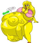 anthro avian bird bovid bovine bra cattle chicken clothing digestion digestion_noises digestion_sequence female female_pred female_prey galliform hand_imprint heart_symbol hi_res imprint kip_(large-rarge) large-rarge mammal phasianid prey_imprint underwear vore willing_pred willing_prey yellow_body