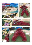 2026 3_fingers 3_toes 5_fingers absurd_res anthro areola aroused_face ball beach beach_ball beach_blanket beach_umbrella big_butt black_clothing black_fingerless_gloves black_gloves black_handwear breasts butt canid canine clothing comic confusion dialogue english_text exposed_breasts eyewear fairy feet female fingerless_gloves fingers fox fur genitals glasses gloves group handwear heart_eyes heart_symbol hi-rez_studios hi_res horn human inflatable inner_thoughts lagomorph leipori leporid lying male male/female mammal mask moji_(paladins) mouth_mask multiple_scenes nipples on_front one-piece_swimsuit paladins_(game) parasol pink_areola pink_nipples pink_text_box pip_(paladins) rabbit red_body red_fur red_text_box sand sand_castle sculpture sea skeletonkid5 skimpy_bikini speech_bubble sunglasses sunscreen swimming_trunks swimwear telepathy text text_box thought_bubble thoughts toes two-piece_swimsuit unsure vulva water wearing_glasses wearing_sunglasses yellow_body yellow_fur