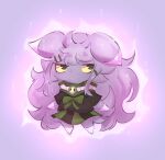 absurd_res ben_10 bottomwear cartoon_network clothing den10 espurr female feral generation_6_pokemon hair hi_res long_hair nintendo pokemon pokemon_(species) shoko_steff size_difference skirt smaller_female solo