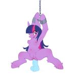 anthro bangs bdsm bent_legs blue_hair blush blush_lines bodily_fluids bondage bound breasts chain colored_sketch cuff_(restraint) equid equine eyelashes female fetlocks friendship_is_magic fur genitals hair hasbro hi_res hooves horse long_hair looking_at_viewer mammal melody_maku multicolored_hair my_little_pony navel nipples nude open_mouth penetration pony purple_body purple_eyes purple_fur restraints simple_background sketch solo spread_legs spreading striped_hair sweat tuft twilight_sparkle_(mlp) vaginal vaginal_penetration vulva white_background wrist_cuffs