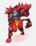  bulge incineroar nintendo pok&eacute;mon pok&eacute;mon_(species) queervanire smile video_games 