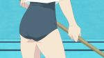  10s 1girl animated animated_gif ass ikeno_kaede sakura_trick school_swimsuit solo swimsuit 