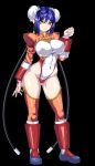  arcana_heart blue_hair cameltoe double_bun full_body green_eyes idbjoshm looking_at_viewer mei-fang simple_background solo standing tagme 