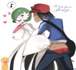  &lt;3 areola big_breasts big_butt black_hair breasts butt clothed clothing dialogue digital_media_(artwork) english_text female fully_clothed green_hair hair hat hi_res huge_butt human human_on_humanoid humanoid lightsource looking_back male male/female male_penetrating mammal mega_evolution mega_gardevoir nintendo nipples not_furry open_mouth penetration penis pok&eacute;mon pok&eacute;mon_(species) pok&eacute;mon_trainer pok&eacute;morph pussy red_eyes saliva sex simple_background smile standing teeth text thick_thighs tongue tongue_out vaginal vaginal_penetration vein video_games voluptuous white_background 