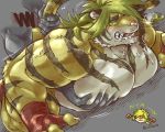  anal blush censored drooling feline grope iotto1026 magan male male/male mammal pecs penis saliva sex tail_grab tiger tokyo_afterschool_summoners 