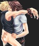  cloud_strife crossover dissidia final_fantasy_vii final_fantasy_viii squall_leonhart 