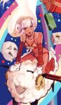  :d altera_(fate) altera_the_santa bad_id bad_pixiv_id bangs bare_legs bare_shoulders blue_sky blush boots bow box breasts choker christmas cleavage collarbone commentary dark_skin detached_sleeves earmuffs eyebrows_visible_through_hair fate/grand_order fate_(series) full_body_tattoo fur-trimmed_mittens gift gift_box highres knee_boots long_sleeves mittens navel night night_sky open_mouth outdoors parted_bangs rainbow red_choker red_eyes red_footwear revealing_clothes riding sheep shiny shiny_skin short_hair sky small_breasts smile star star_(sky) starry_sky stomach straddling tattoo umi_(user_mnhy4728) veil white_bow white_hair white_mittens 