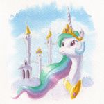  equine female friendship_is_magic horn mammal my_little_pony plainoasis princess_celestia_(mlp) solo unicorn 