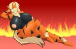  2016 anthro anthrofied arcanine big_breasts breasts deadpliss female huge_breasts mammal nintendo nipples nude pok&eacute;mon pok&eacute;mon_(species) smile solo thick_thighs video_games yellow_eyes 