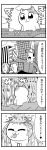  :3 absurdres animal bangs baseball_cap bathing bkub building cat cat_focus city closed_eyes cloud comic faceless faceless_female faceless_male greyscale halftone hat highres kon'ya_wa_neko-chan monochrome open_mouth oversized_animal pointing rectangular_mouth rock shirt short_hair sky speech_bubble swept_bangs talking tongue tongue_out translation_request water waterfall white_background 