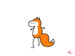  animated canine clothing dancing dipstick_tail flipnote_studio fluffy fluffy_tail footwear fox fur handstand keke mammal multicolored_fur multicolored_tail orange_fur shoes smile spinning tap_dance toony two_tone_fur white_fur 