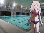  bikini indoors natsukawa_masuzu ore_no_kanojo_to_osananajimi_ga_shuraba_sugiru pool possible_duplicate swimsuits 