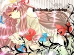  bad_id bad_pixiv_id capelet character_name eudemonia hair_ribbon hat patchouli_knowledge pink_hair ribbon solo touhou 