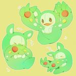  bad_pixiv_id blush brown_eyes gen_5_pokemon no_humans noe_yuuhi pokemon pokemon_(creature) reuniclus sleeping zzz 