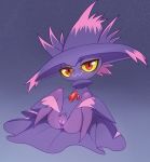  female masterploxy mismagius nintendo pok&eacute;mon pok&eacute;mon_(species) presenting pussy solo video_games 