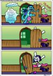  animated blue_scales blue_skin breasts comic doors dragon equine female friendship_is_magic fur horn mammal my_little_pony princess_ember_(mlp) purple_mane purple_skin purple_wings pussy rarity_(mlp) scales spike_(mlp) teats unicorn whateverbender white_fur wings 