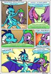  animal_genitalia animated blue_scales blue_skin comic dragon erection female friendship_is_magic genital_slit green_scales horn long_tongue male male/female my_little_pony penis pink_penis princess_ember_(mlp) purple_skin purple_wings scales size_difference slit spike_(mlp) spread_wings tongue whateverbender white_horn wings 