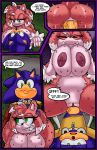  2016 amy_rose big_breasts big_penis breasts cloudz comic dialogue dreamcastzx1 english_text female hedgehog huge_breasts huge_penis male male/female mammal monster_girl_(genre) nude penis sonic_(series) sonic_the_hedgehog text werehog 