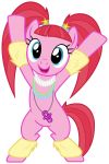  alpha_channel blue_eyes cheezedoodle96 earth_pony equine female feral friendship_is_magic hair horse jewelry mammal my_little_pony necklace pacific_glow_(mlp) pony red_hair simple_background solo transparent_background 