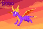  animated barefoot blinking claws digital_media_(artwork) dragon english_text feral flying horn male nicolenox nude pixel_(artwork) purple_eyes purple_skin scalie sharp_claws smile solo spyro spyro_the_dragon text toe_claws video_games western_dragon wings 