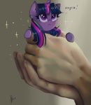  2018 blush disembodied_hand equine female feral friendship_is_magic hair horn mammal my_little_pony russian_text text twilight_sparkle_(mlp) unicorn unicorn_horn xjenn9 