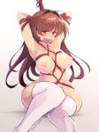  bondage maullarmaullar naked nipples shimamura_uzuki the_idolm@ster the_idolm@ster_cinderella_girls thighhighs 