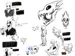  4:3 animated_skeleton bone clothing english_text flowey_the_flower gaster gaster_blaster ms-wabbit_(artist) protagonist_(undertale) sans_(undertale) skeleton text undead undertale video_games 