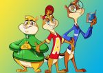  alvin_and_the_chipmunks alvin_seville anthro book chipmunk derelict27 group male mammal rodent seville sibling simon_seville theodore_seville 