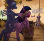  ball_gag bdsm blindfold bondage bound dialogue equine female forced friendship_is_magic gag horse mammal marsminer my_little_pony pony public_use rape sex spreader_bar star_tracker_(mlp) twilight_sparkle_(mlp) twilight_velvet_(mlp) vaginal 