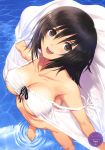  cleavage dress feet no_bra open_shirt pantsu possible_duplicate summer_dress tagme tony_taka underboob 