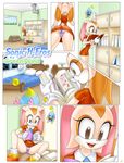  amy_rose chao cream_the_rabbit greenhand sonic_team 