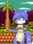  anthro armor breasts canine choker clothed clothing crossover djcoyoteguy female fox gauntlets gloves jewelry krystal loincloth mammal melee_weapon navel nintendo outside solo sonic_(series) staff star_fox unconvincing_armor video_games weapon 
