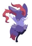  alternate_color animal_ears arms_up braixen eyes_closed feet fox_ears fox_tail full_body furry gen_6_pokemon leg_up no_humans paws pokemon pokemon_(creature) shiny_pokemon shuu_(ssyuu721) simple_background solo standing standing_on_one_leg tail white_background 
