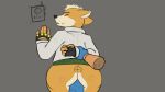  2018 anal anal_penetration animated anthro anthro_on_anthro anus avian big_butt bird bottomless bubble_butt butt canine clothed clothing erection eyes_closed falco_lombardi falcon fluffydonuts fox fox_mccloud from_behind_position fur gloves jacket lying male male/male mammal nintendo on_front on_ground penetration penis presenting presenting_anus presenting_hindquarters sex shirt star_fox thrusting video_games 