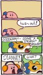  ! :&gt; :d :o alien anthro bald blush comic cute dialogue english_text fur hamster headphones humor kirby kirby_(series) mammal microphone nintendo open_mouth phone rick_(kirby) rodent singing text tongue unknown_artist video_games waddling_head what 